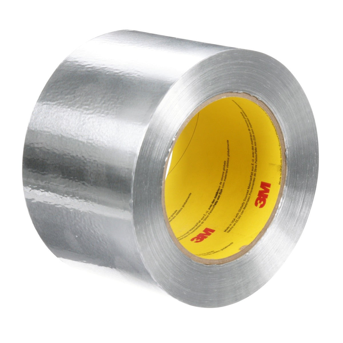 3M 425 Aluminum Foil Tape, Silver, 3-1/2 in x 60 yd, 4.6 mil (7010379738) (24 Pack)