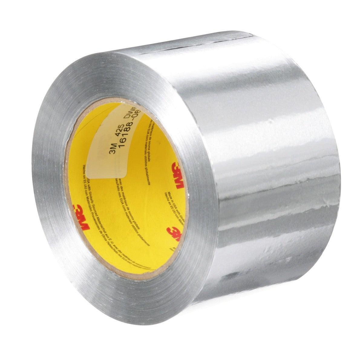 3M 425 Aluminum Foil Tape, Silver, 3-1/2 in x 60 yd, 4.6 mil (7010379738) (24 Pack) - 2
