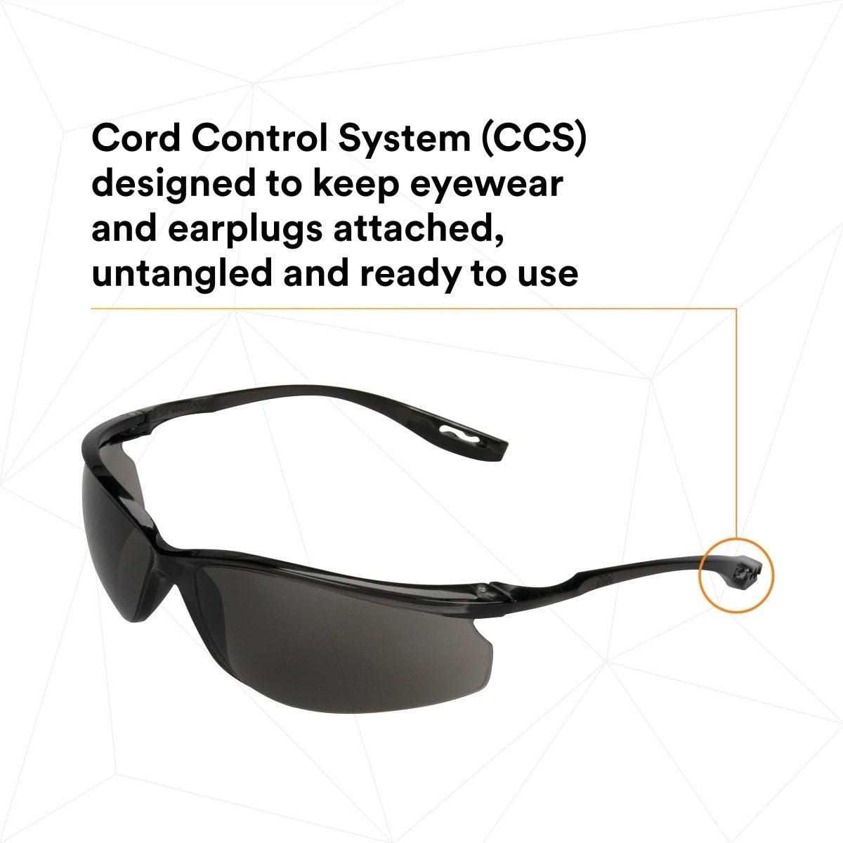 3M 11798-00000-20 Virtua Sport CCS Protective Eyewear Corded Control System, Gray Anti-Fog Lens (7010384246) (20 Pack) - 4