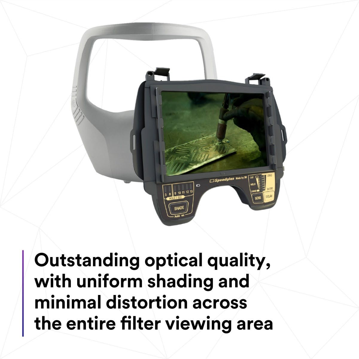 3M 06-0000-30I-KIT Speedglas 9100XXi Auto Darkening Filter Kit with Silver Front Panel (7010385388) - 3