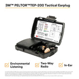 3M TEP-200 PELTOR Tactical Earplug Kit with Environmental Listening and Charging Case (7010386290) - 9