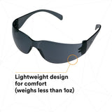 3M 11330-00000-20 11330 Virtua Safety Glasses, Anti-Fog Anti-Scratch Gray Lens, Gray Frame, ANSI Z87.1, Unisex, Wraparound, U6 UV Protection (7010386340) (20 Pack) - 4