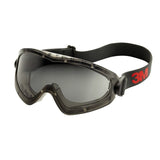 3M GG2892-SGAF GoggleGear Safety Goggles, Indirect Vent, Grey SGAF Lens, Anti-Fog (7010386491) (10 Pack)