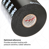 3M 50P-4X100FT-K Vinyl Corrosion Protection Tape 50, Printed, Black, 4 in x 100 ft (7010397563) (12 Pack) - 5