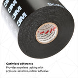 3M 50P-4X100FT-K Vinyl Corrosion Protection Tape 50, Printed, Black, 4 in x 100 ft (7010397563) (12 Pack) - 5