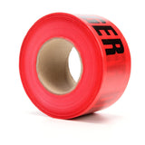 3M 357-R-3X1000FT Scotch Barricade Tape 357, Danger, 3 in x 1000 ft, Red (7010397987) (8 Pack)