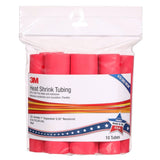 3M E31.000RD6"P Thin-Wall Heat Shrink Tubing EPS-300 Adhesive-Lined Dual Wall Polyolefin Red 1 in ID x 6 in (7010398980) (100 Pack)