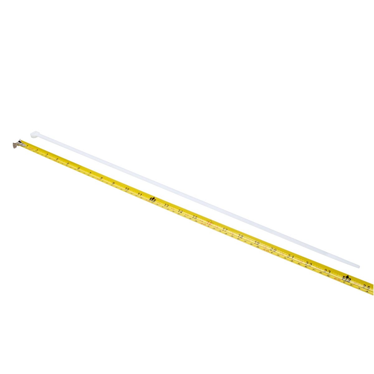 3M CT24NT175-L Cable Tie, Standard Nylon 6/6, 24 in, 175 lb, Clear (7010400117) (500 Pack) - 3