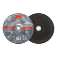 3M 7010410647 Silver Depressed Center Grinding Wheel 87452 36+ T27 9 in x 1/4 in x 7/8 in (10 Pack)