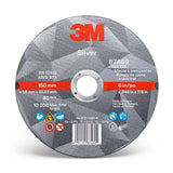 3M 7010412152 87469 Silver Cut-Off Wheel, 36+, T1, 6 in x 0.045 in x 7/8 in (25 Pack)
