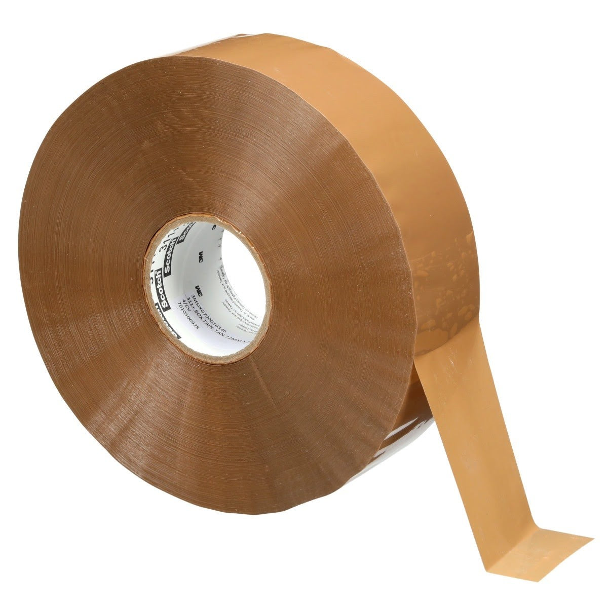 3M 311+ Scotch High Tack Box Sealing Tape, Tan, 72 mm x 914 m (7010506928) (4 Pack) - 2