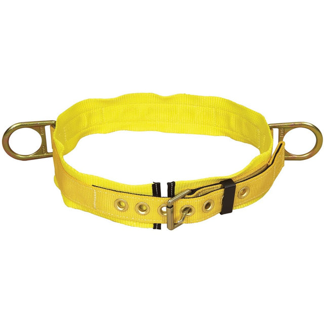 3M 1000023 DBI-SALA Tongue Buckle Positioning Belt with Hip Pad, Side D-Rings, Yellow, Medium (7012814940)