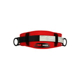 3M 1091013 PROTECTA Tongue Buckle Positioning Belt with Hip Pad, 2 Side D-Rings, Red, Small (7012815160) - 2