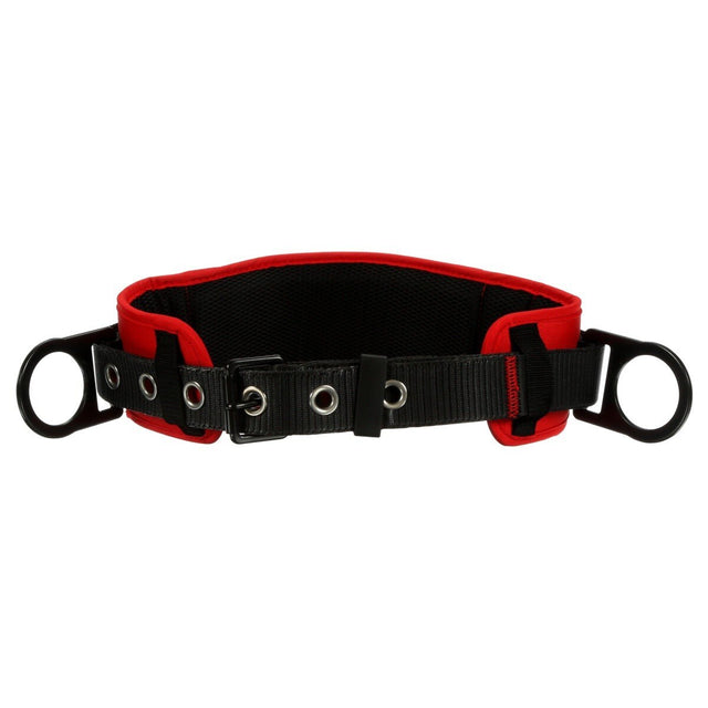 3M 1091014 PROTECTA Tongue Buckle Positioning Belt with Hip Pad, Red, Medium Large (7012815161)