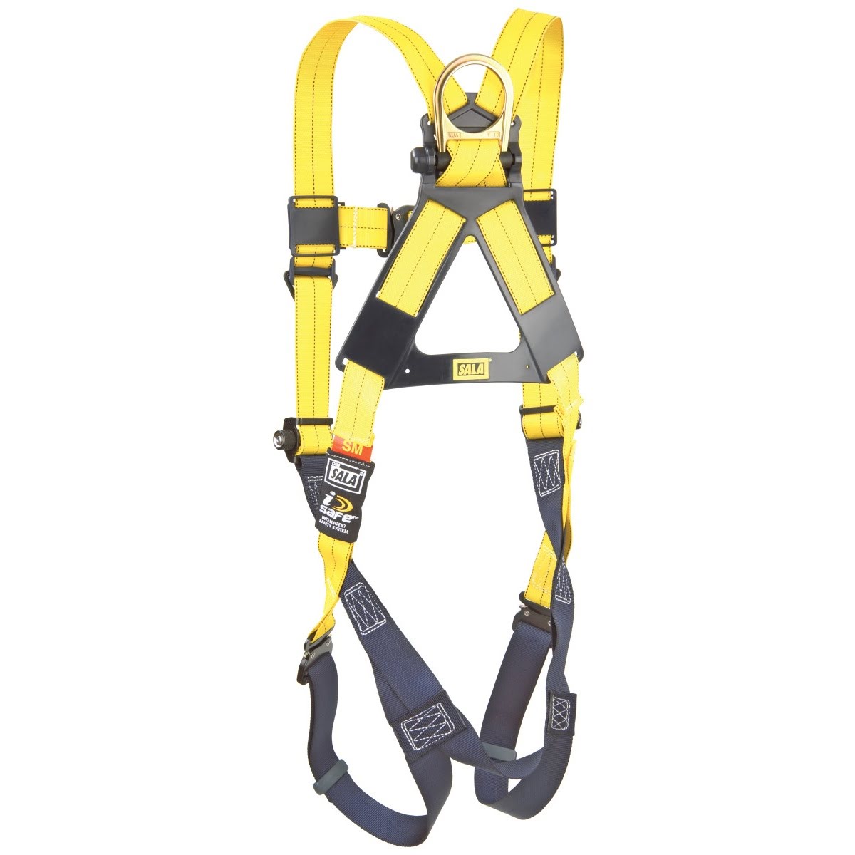 3M 1110605 DBI-SALA Delta Vest-Style Safety Harness, Small, Yellow, Back D-Ring, Tech-Lite Quick Connect (7012815719) - 2