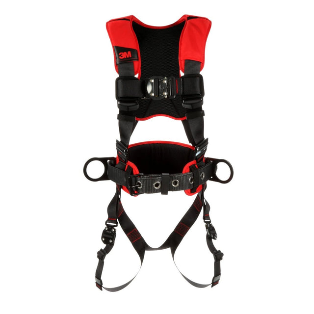 3M 1161203 PROTECTA Comfort Construction Positioning Safety Harness, Black, 2X-Large (7012816601)