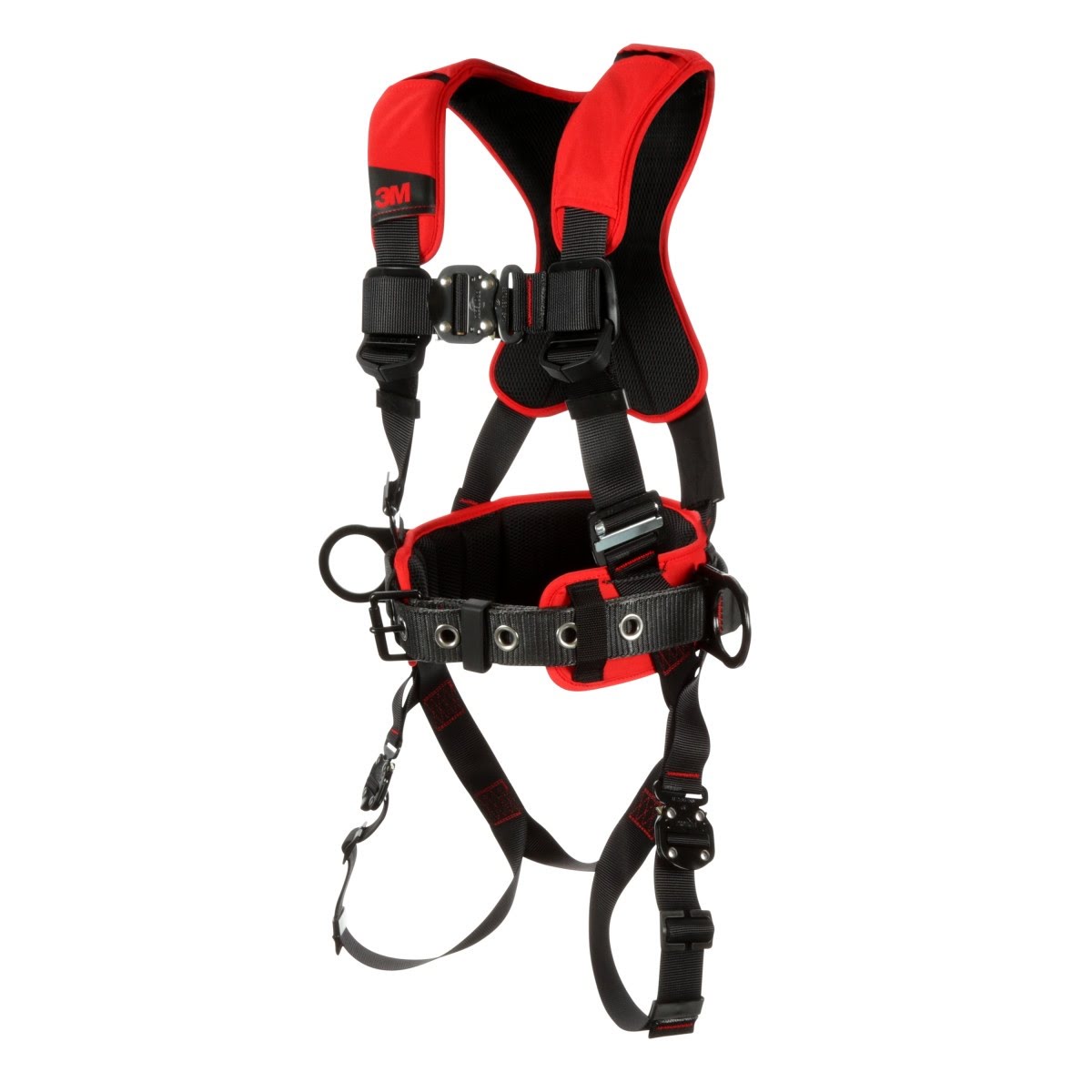 3M 1161203 PROTECTA Comfort Construction Positioning Safety Harness, Black, 2X-Large (7012816601) - 4
