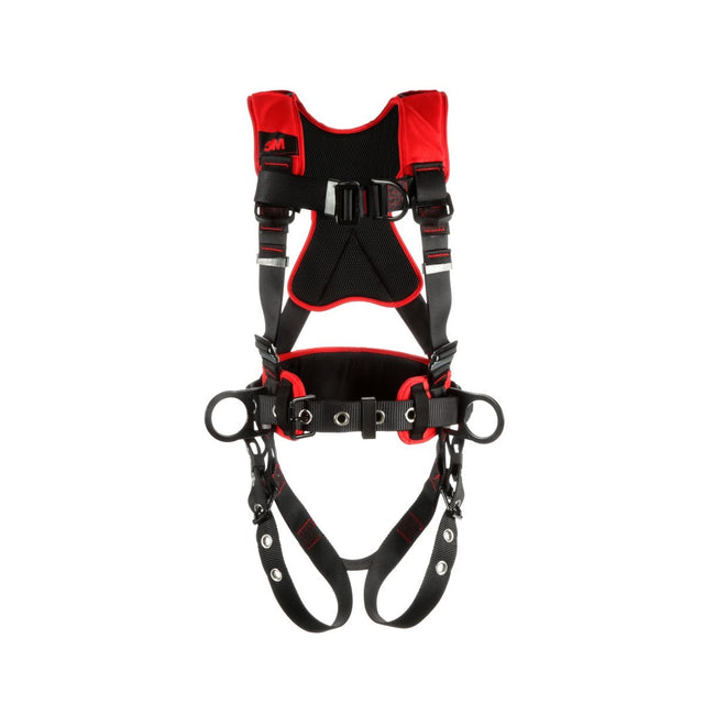 3M 1161227 PROTECTA Comfort Construction Climbing/Positioning Safety Harness, Black, Medium/Large (7012816629)
