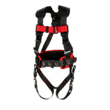 3M 1161300 PROTECTA P200 Construction Style Safety Harness, Black, Small (7012816636) - 2