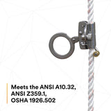 3M 5000003 Protecta Mobile Rope Grab, Fits 5/8 in Rope (7012819598) - 5
