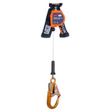 3M 3500294 DBI-SALA Nano-Lok Edge Self-Retracting Lifeline, Galvanized Cable, Aluminum Rebar Hook, 8 ft, Class 2 (7012828695)