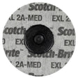 3M XL-UR Scotch-Brite Roloc EXL Unitized Wheel, 2A Medium, TR, 3 in (7100000858) (40 Pack)