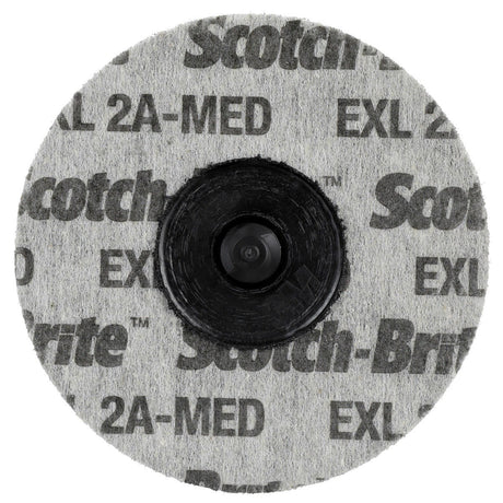 3M XL-UR Scotch-Brite Roloc EXL Unitized Wheel, 2A Medium, TR, 3 in (7100000858) (40 Pack)
