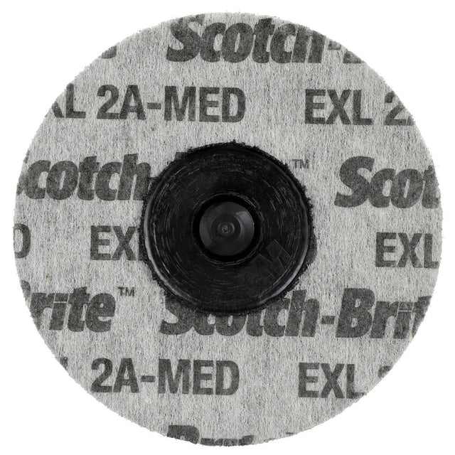 3M XL-UR Scotch-Brite Roloc EXL Unitized Wheel, 2A Medium, TR, 3 in (7100000858) (40 Pack)