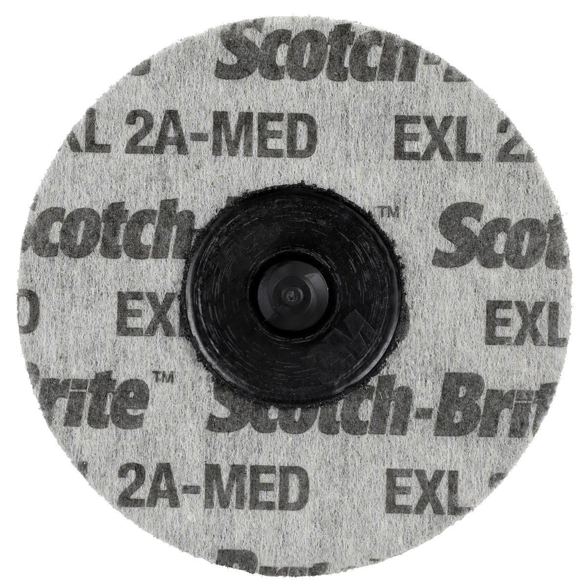 3M XL-UR Scotch-Brite Roloc EXL Unitized Wheel, TR Attachment, Aluminum Oxide, 2 in, 2A Medium, Gray (7100000860) (60 Pack)