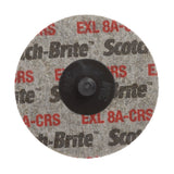 3M XL-UR Scotch-Brite Roloc EXL Unitized Wheel, 8A Coarse, TR, 2 in (7100000871) (60 Pack)