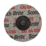 3M XL-UR Scotch-Brite Roloc EXL Unitized Wheel, 8A Coarse, TR, 2 in (7100000871) (60 Pack)
