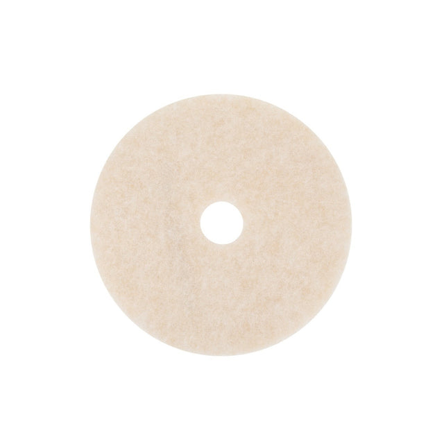 3M 3200 Scotch-Brite Burnish Floor Pads, White/Umber, 432 mm x 82 mm, 17 in (7100001578) (5 Pack)