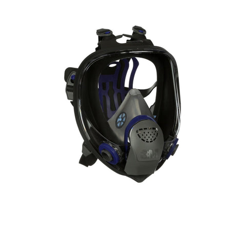 3M 89424 FF-403 Ultimate FX Full Facepiece Reusable Respirator, Six-Strap Harness, Cool Flow Valve, Passive Speaking Diaphragm, Large, Black (7100001847)