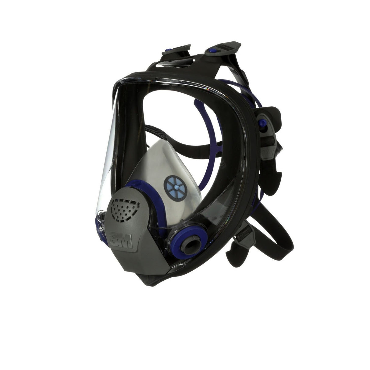 3M 89424 FF-403 Ultimate FX Full Facepiece Reusable Respirator, Six-Strap Harness, Cool Flow Valve, Passive Speaking Diaphragm, Large, Black (7100001847) - 2