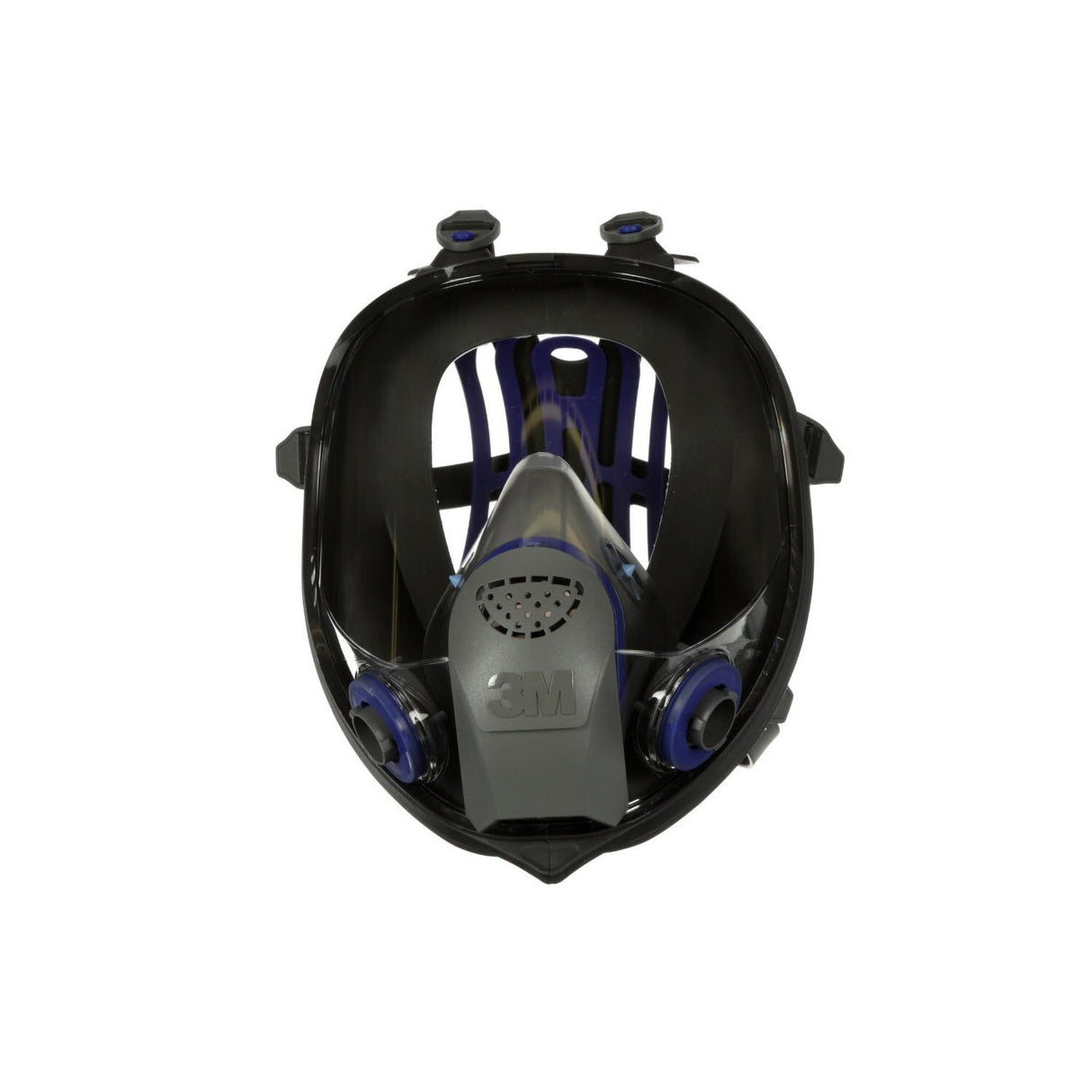 3M 89424 Ultimate FX Full Facepiece Reusable Respirator, Six-Strap Harness, Cool Flow Valve, Passive Speaking Diaphragm, Large, Black (FF-403) (7100001847) (4 Pack) - 3