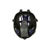 3M 89424 FF-403 Ultimate FX Full Facepiece Reusable Respirator, Six-Strap Harness, Cool Flow Valve, Passive Speaking Diaphragm, Large, Black (7100001847) - 3