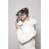 3M 89424 FF-403 Ultimate FX Full Facepiece Reusable Respirator, Six-Strap Harness, Cool Flow Valve, Passive Speaking Diaphragm, Large, Black (7100001847) - 7