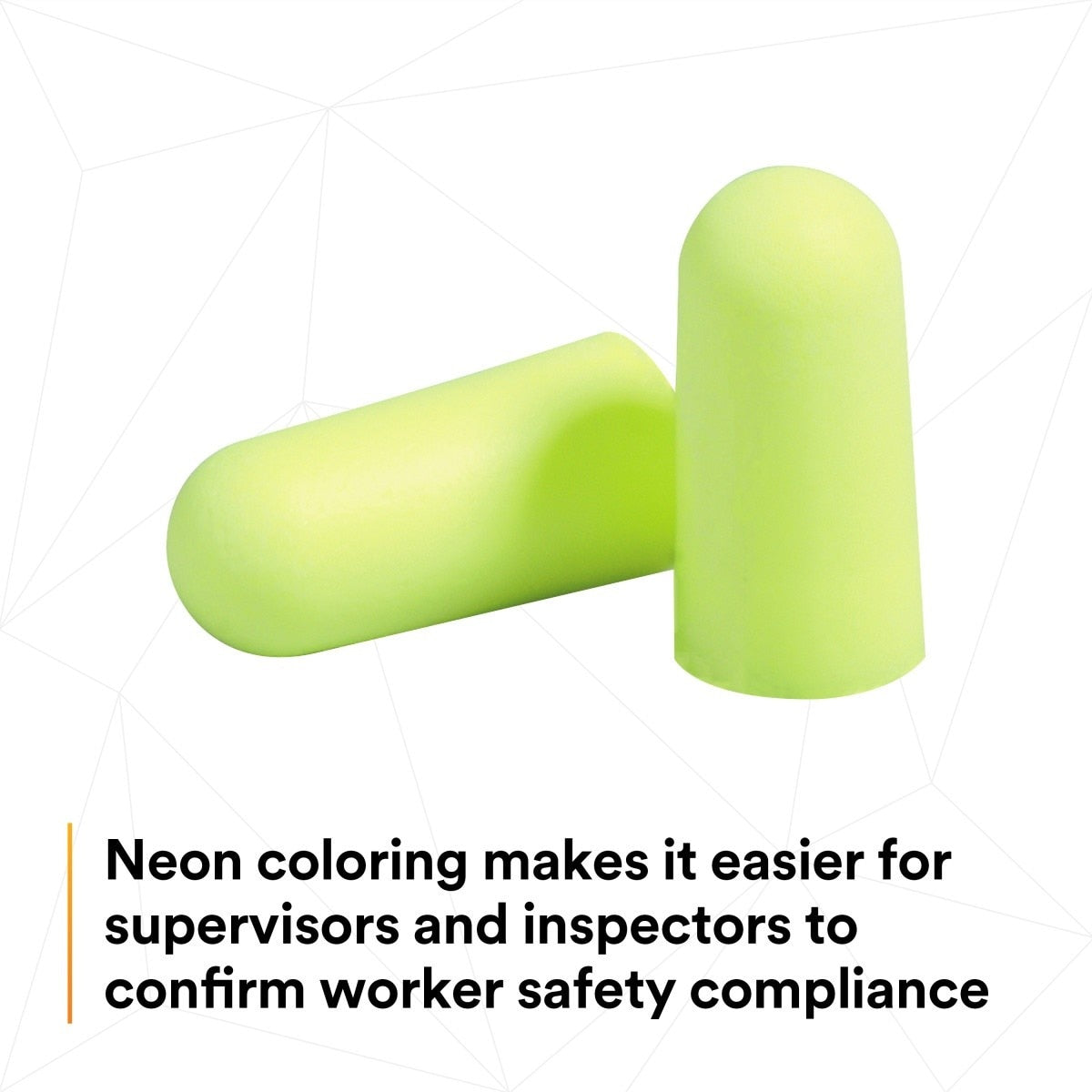 3M 391-1005 E-A-R Yellow Foam Disposable Earplugs Refill Bottle, Uncorded, NRR 33 dB, Large (7100001858) (1600 Pack) - 4