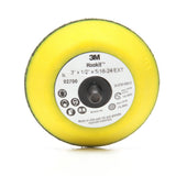 3M 02700 Hookit Disc Pad Back-up Pad Hook and Loop Yellow 3 in x 1/2 in 5/16-24 External (7100001985) (5 Pack) - 5
