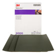 3M 401Q 02020 Wetordry Abrasive Sheet, 2000 Grit, Black, 9 in x 11 in (7100003690) (250 Pack)