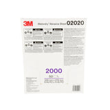 3M 401Q 02020 Wetordry Abrasive Sheet, 2000 Grit, Black, 9 in x 11 in (7100003690) (250 Pack) - 5