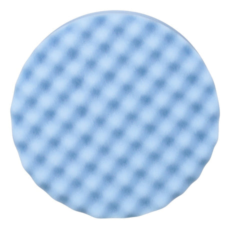 3M Perfect It Hookit Ultrafine Foam Polishing Pad, Waffle Face, Blue, 8 in (05733) (7100003841) (6 Pack)