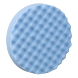3M Perfect It Hookit Ultrafine Foam Polishing Pad, Waffle Face, Blue, 8 in (05733) (7100003841) (6 Pack) - 3