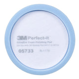 3M Perfect It Hookit Ultrafine Foam Polishing Pad, Waffle Face, Blue, 8 in (05733) (7100003841) (6 Pack) - 4