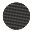 3M 05738 Hookit Foam Polishing Pad, Single Sided, Black, Waffle Face, Hook and Loop, 8 in (7100003842) (6 Pack)