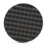 3M 05738 Hookit Foam Polishing Pad, Single Sided, Black, Waffle Face, Hook and Loop, 8 in (7100003842) (6 Pack)