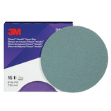 3M 443SA 30662 Trizact Hookit Foam Disc, P5000, Blue, 6 in (7100003887) (60 Pack) - 9