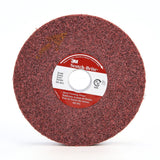 3M MF-WL Scotch-Brite Metal Finishing Convolute Wheel, 5A Medium, Aluminum Oxide, Maroon, 6 in x 1 in x 1 in (7100003943) (3 Pack)