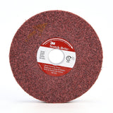 3M MF-WL Scotch-Brite Metal Finishing Convolute Wheel, 5A Medium, Aluminum Oxide, Maroon, 6 in x 1 in x 1 in (7100003943) (3 Pack)