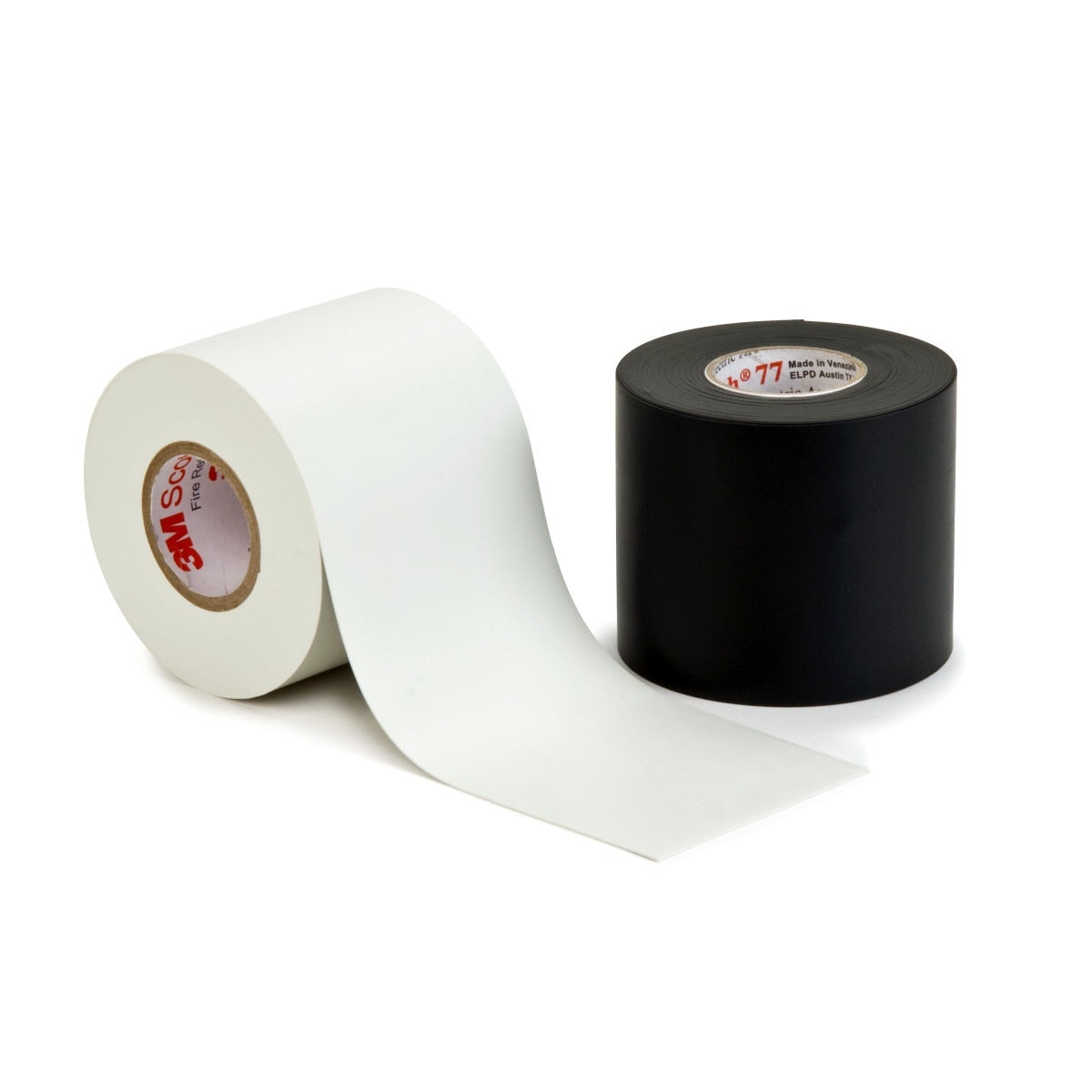 3M Scotch Fire-Retardant Electric Arc Proofing Tape 77, Black, 3 in x 20 ft (77B-3X20FT) (7100004701) (10 Pack)
